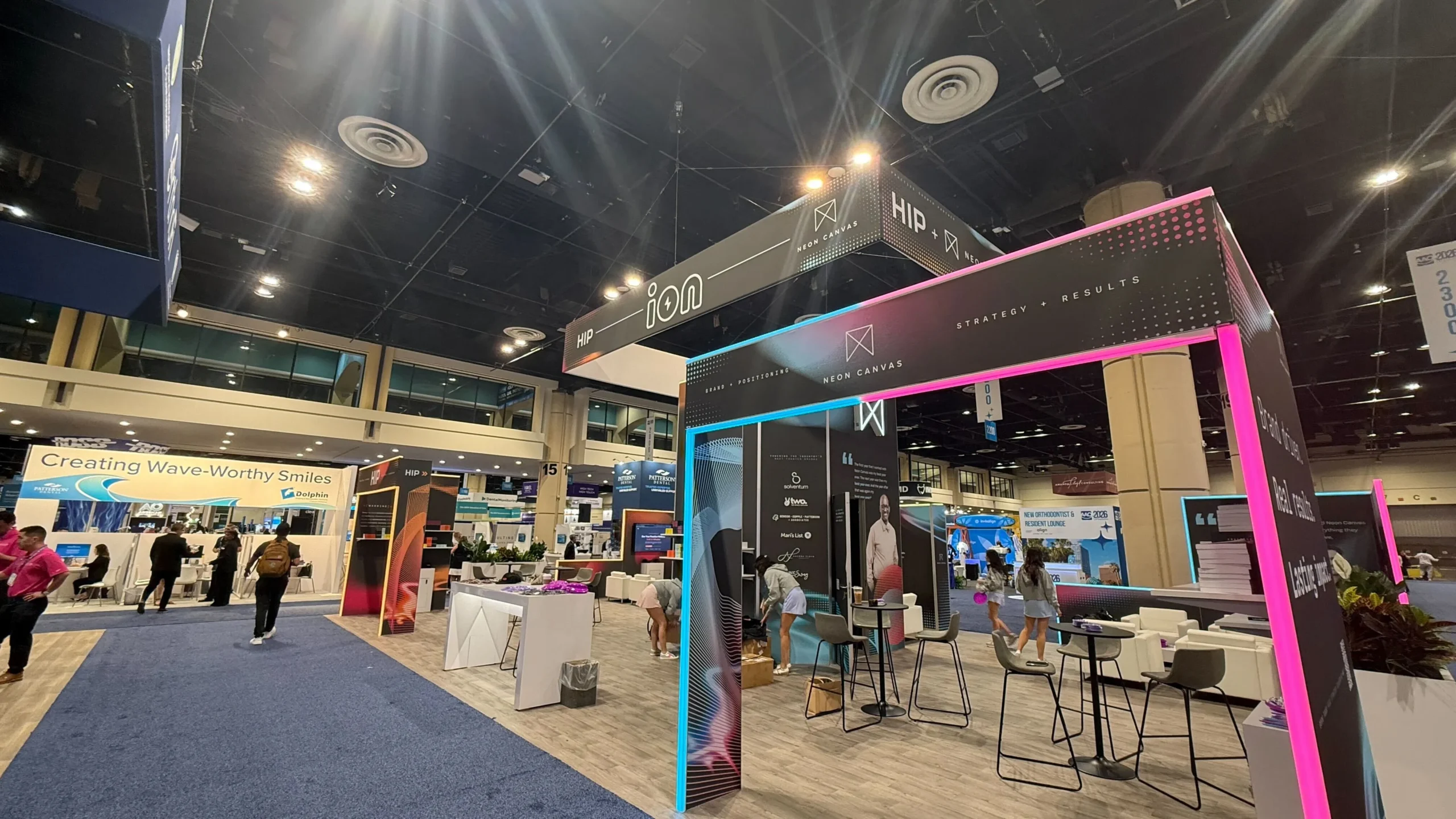 Vibrant Custom Booth Design